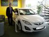 Paul Hyans (Business Sales Specialist) with new Mazda 6